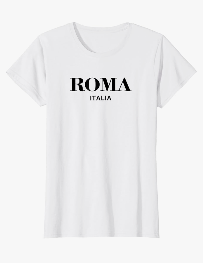 ROM Italy Roma Italia Vintage Italian T-Shirt,XXL