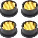 4 Pack Air Compressor Intake Paper Filter Elements Air Replacement Filter Element for 1/2'' Air Compressor (Type 2)