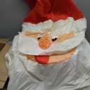 MXoSUM Inflatable Christmas Elf Snowman Costume for Adult Funny Blow up Santa Claus Gingerbread Man Costume