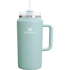 STANLEY Quencher H2.0 Tumbler with Handle & Straw 64 oz | Flowstate 3-Position Lid | Large Capacity for Travel & Sports | Insulated Stainless Steel Cup | BPA-Free | Seafoam