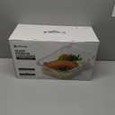 10-Pack Glass Food Storage Containers with Tempered Lids  Borosilicate, Airtight, Oven-Safe (-4F~950F), BPA-Free, 4.4 & 1.6 Cup, Leak-Proof, Dishwasher Safe (Blue)