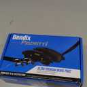 Bendix Priority1 CFC1734 Ceramic Rear Brake Pads for Chrysler 200 (2015-2017), Jeep Cherokee (2014-2023)