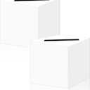 SietDESEO 2 Pcs White Card Box Diy Gift Card Box Holder for Wedding Reception Baby Shower Bridal Shower Birthday Party Supplies