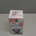 Hopearl Adorable Plush Calf Elephant Toy Floppy Elephish Ultra Soft Stuffed Animal for Boys Girls Kids Toddlers, Gray, 9''