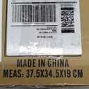 SUNMORY 37.5×34.5×19 CM Ceiling Fans with Lights, Smart Ceiling Fan with APP and Remote Control, Reversible DC Motor, Noiseless, Stepless Dimmable, Modern Ceiling Fan for Indoor/Outdoor Use, Black