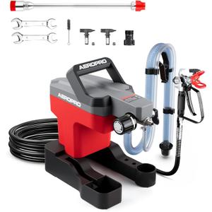 AEROPRO Tools Airless Paint Sprayer for House Painting, 3000PSI High Pressure, Thinning-Free, with Tip Sets & Tip Extension, Indoor Paint Sprayer for 5 Gallon DIY Painting Projects