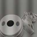 MySmile Dental Ultrasonic Retainer Cleaner Machine- 45kHz UV Denture Cleaner with 200ML Capacity for Aligner, Braces, Mouth Guard, Night Guard, Portable Dental Cleaning Pod with Digital Timer (White)