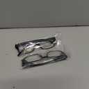 Gaoye +2.75 2-Pack of Reading Glasses - Blue-Light Filter, UV Protection - Readers with Rectangle Frames (Black)