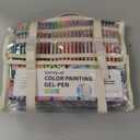 Gel Pens For Coloring, 168 Pack Colored Pens for Black Paper & White Paper, 0.6MM Fine Point Pens for Coloring, Writing, Drawing, Journaling, Note Taking, Office, Home (168PCS-Gift Set-Multicolor)