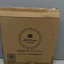 Farmhouse Corner Shelf Stand [with Removable Feet] - Bathroom Countertop Organizer, Decorative Tray Riser, Beaded Wooden Tray, Corner Tray Plant Stand, Coffee Bar Organizer for Kitchen Countertop (Rustic Brown)