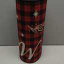 Christmas Kitchen Mat - 2 Piece Kitchen Mats Set Red Buffalo Plaid Indoor Floor Mats Non-Slip Kitchen Backing Area Rugs Xmas Door Carpet for Kitchen Home Christmas Decor (17’’ x 47’’+17’’ x 30’’)