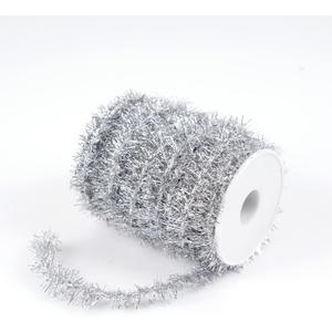 66 Feet Christmas Tinsel Garland Metallic Holiday Tinsel Garland Twist Tinsel Thin Glitter Tinsel Garland Decoration for Christmas Tree,Wedding Birthday Party Decorations Supplies (Silver)