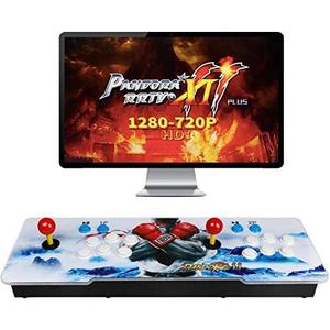 30000 Classic Arcade Game Machine 2 Players Pandoras Box 11 1280x720 Full HD Video Game Console with Arcade Joystick Support HDMI VGA Output, 25 x 8.5 x 2.3 inches