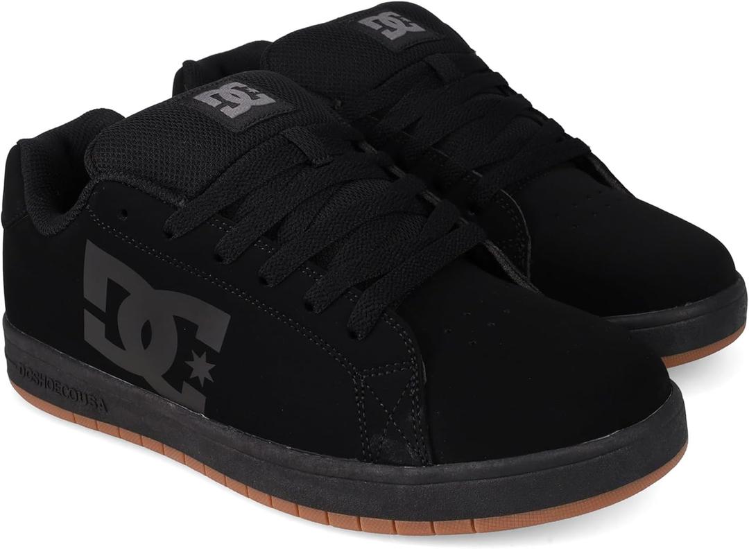 DC Gaveler Casual Low Top Skate Shoes Sneakers Black/ Gum 11 D (M)