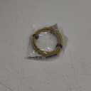 GLS Audio Instrument Cable - Amp Cord for Bass & Electric Guitar - Straight to Right Angle 1/4 Inch - Brown/Yellow Braided Tweed - 6ft Electric Guitar Cable