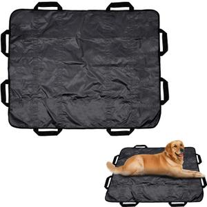 Dog Stretcher for Large Dogs, Dog Stretcher, Portable Stretcher, Emergency Animal Carrier Capable of Holding up to 300 pounds with 8 Handles(Gray) (47"Lx29"W)