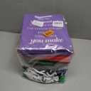 Addblu 100-Piece Christmas Employee Appreciation Gift Bags Bulk - Set Includes 50 Luxury Team Bag (8x5x10 Inches) & 50 Tissue Papers, for Staff, Coworkers, Teacher, Thank You & Valentine‘s Day Gifts (5 Colors, 50 Pcs)