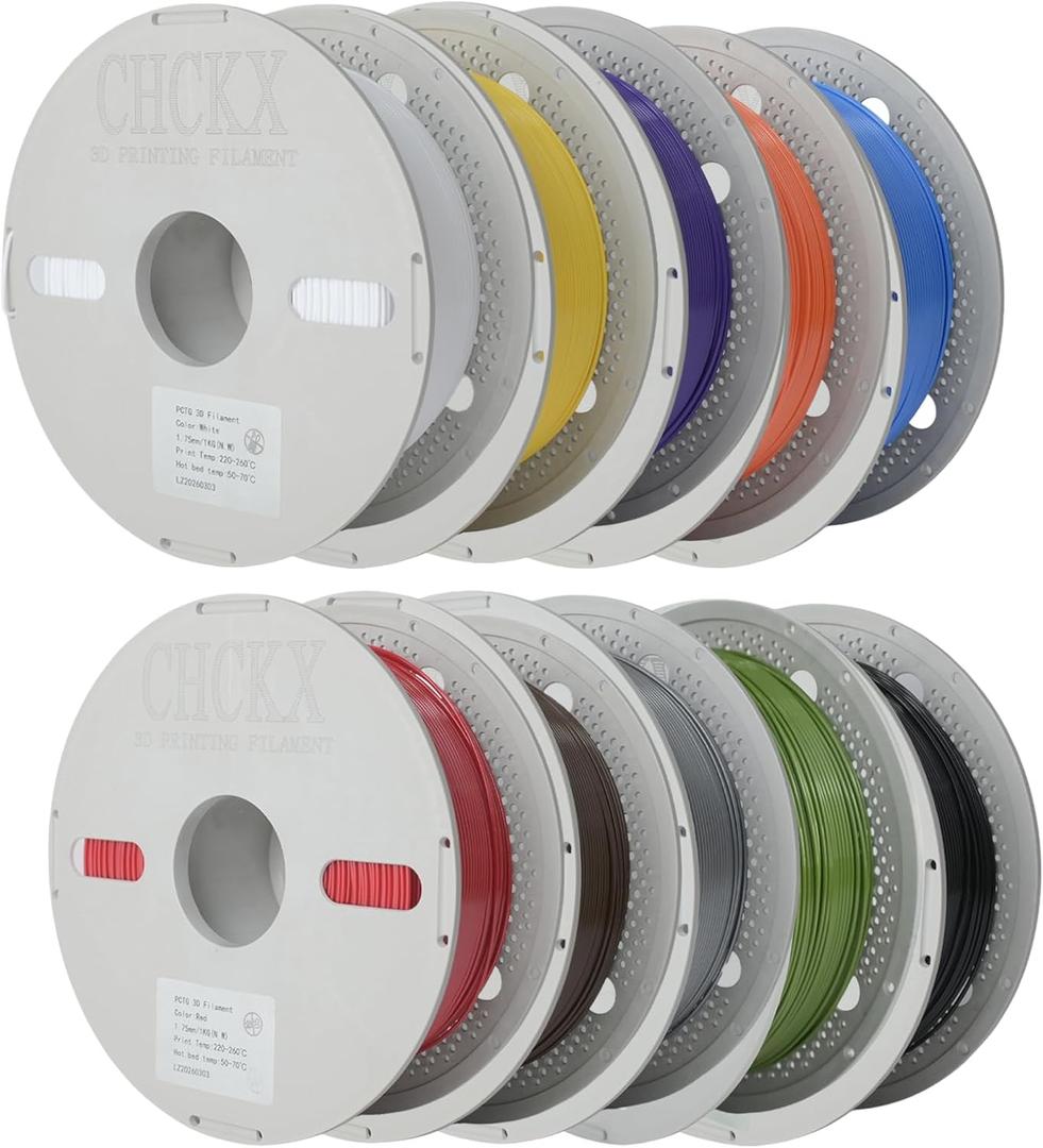 10KG Multicolor PCTG Filament for 3D Printing Better Than PETG