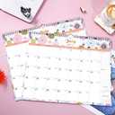 Wall Calendar 2026-2027 - 2026-2027 Calendar from Jul. 2026 to Dec. 2027, 14.75 x 11.5, Monthly Calendars 2026-2027 with Hanging Hole, Large Blocks