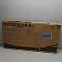 BCOL Baby Bassinet, Bedside Bassinet for Baby, 3 in 1 Bassinet Bedside Sleeper with Wheels, Mosquito Net, Adjustable Easy Folding Portable Bed for Infant Newborn (Dark Grey)