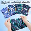 Male Dogs Diapers Belly Bands(4Pack), Washable Reusable Male Boy Doggy Wraps Panties for Doggie Puppy Pooping Potty Training Incontinence Marking Paal para Perro Small
