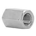 Pack of 5 M12 x 1.75-Pitch 30mm Length Metric Hex Coupling Nut 304 Stainless Steel Fully Threaded