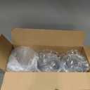 Charmount 24 oz Clear Plastic Cups with Lids and Straws, 100 Sets Disposable To Go Cups for Cold Drinks, Iced Coffee, Coffee Bar Accessories, Smoothies