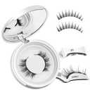 Magnetic Eyelashes With Applicato, Can Be Used Repeatedly, Natural Appearance, No Glue Required, Strong And Lightweight, Magnetic Lashes, Easy To Use (2.7in*0.8in)