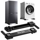 Appliance Rollers Heavy Duty,20''-32''in Extendable Appliance Sliders,Liftable Anti Slip Mobile Washing Machine Base,Easily Move Washer and Dryer Machines,Refrigerators,Furniture-Black