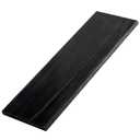 2 Pcs Door Kick Plates - 6 x 34 Inches Kick Plates for Exterior Interior Doors Protection Decor, 1.5mm (1/16 Inch) Thickness Rectangular Aluminum Door Push Plate (Black)