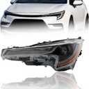 munirater Headlight Assembly Replacement for Corolla LE 2023 Left Headlamp Driver Side 81150-02Q70
