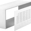 PTAC Wall Sleeve, 42.5L x 16.6W x 15" H Wall Sleeve with Exterior Ventilation Grille & Weatherproof Drain Hole, Durable Metal Sleeve for Most Packaged Terminal Air Conditioners and PTHP, White
