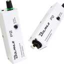 P2 Portable in Ear Monitor Amplifier, Headphone Amp with XLR and TRS Input 3.5mm Output, Headphone Amplifier with Stereo/Mono Switch for Keyboardists, Drummers, Guitar (Single Channel)