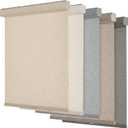 Persilux Light Filtering Roller Shades for Windows,Cordless,Linen Fabric,Roller Blinds,Thermal Insulated Fabric UV Protection Shades for Home,Office,Bedroom,Door,Light Filtering-Beige,22.5" W X 72" H