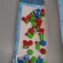 24-Pack Christmas Self-Inking Stamps, 12 Assorted Designs Stampers with Santa, Snowman, Reindeer, etc, Cartoon Encouragement Toy Stamps, Goodies Bag Fillers Gift Exchange Party Favors for Boys Girls