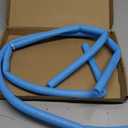 PATIKIL 2 Pcs Pipe Insulation Foam Tube, Heat Preservation Foam Pipe Tubing Covers 3/8" (10mm) ID x 3.3FT x 13/16" OD for Handle Heat Water Pipe Freeze Protection, Blue