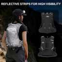 IX INOXTO Hydration Backpack, 18L Lightweight Hiking Backpack with 2L Water Bladder Daypack Women Men, Water Backpack Insulated Hydration Pack for Hiking, Running, Festival, Cycling