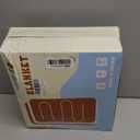 Heated Throw Blanket 50"60" - Premium Cosy Soft Electric Blanket with 6 Heating Levels,Fast Heating Flannel Sherpa Blanket for Bed & Couch - Auto Shut Off/Machine Washable (Navy Blue)