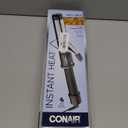 Conair Instant Heat 1-Inch Curling Iron, 1-Inch Barrel Produces Loose Curls, Hair Curler for Medium and Long Hair, 25 Heat Settings, Black