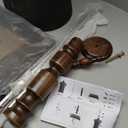 Male Dress Form, Male Mannequin Troso Body with Wooden Stand, Adjustable Height Clothing Manikin for Display and Sewing