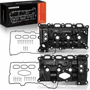 A-Premium Left & Right Bank Side Engine Valve Cover with Valve Cover Gasket and Bolts Compatible with Ford F-150 2017-2020, Expedition 2018-2021 & Lincoln Navigator 2018-2020, V6 3.5L, Turbocharged