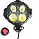 Ebike Headlight 36V-48V Super Bright LED Light for Electric Bike Scooter Mountain Bike Light for Night Riding Waterproof