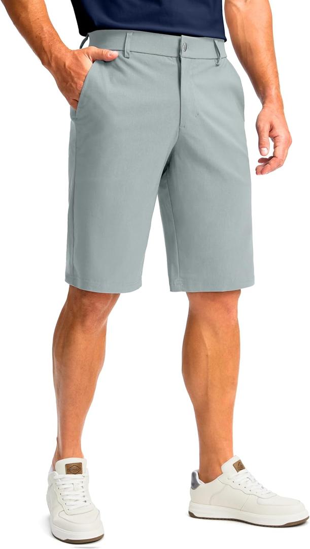 G Gradual Men's Golf Shorts with 4 Pockets 11" Inseam Stretch Quick Dry Casual Work Dress Shorts for Men (36)