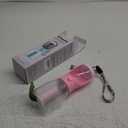 Dog Water Bottle with Food Container & Poop Bag Holder, Travel Water Bowl, Portable Pet Dispenser, Dog Gifts Stuff Accessories Items, Puppy Essentials for Yorkie Chihuahua Walking Hiking (12oz, #04 Pink)