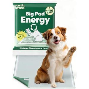 Earth Rated Puppy Pads, Max Absorbency Pee Pads for Dogs, Absorbs 2X Faster & 2X More, Leak Prevention, Potty Training, Fragrance-Free, Unscented, XL, 28” x 34”, 1 Count