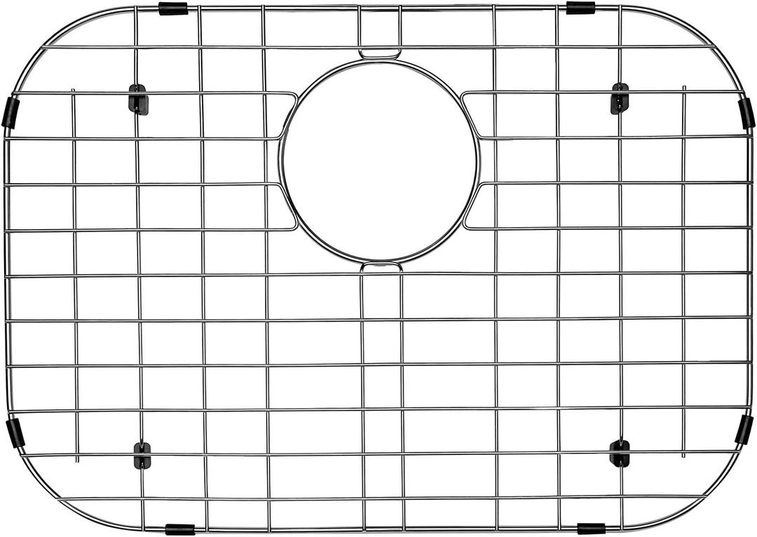 Serene Valley Sink Bottom Grid 19-1/16" x 13-5/8, Rear Drain with Corner Radius 3-1/2", Sink Protector NLW1914R, Medium