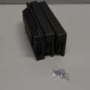 BESTTEN 3 Pack Horizontal Outdoor Outlet Cover for Duplex Receptacles, Weatherproof Design AutoClosing Lid, Black, UL Listed, H4.65” x W2.87” x D0.71”