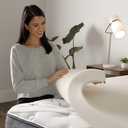 Serta CopperGel Cooling, Pressure-Relieving Memory Foam Mattress Topper, 3 Inch, Twin XL