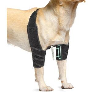 Dog Elbow Protector Brace for Canine Pads Elbow&Shoulder Support Callus, Hygroma, Dysplasia, Arthritis, Dislocation, Pressure Sores, with Metal Splints Wrap Both Left and Right Front Legs, Size: L
