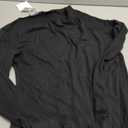 Women's Sexy Off Shoulder Tops Dressy Long Sleeve Asymmetrical Slim Fit Going Out Fall Blouse Ruched Shirts (Medium, Black)